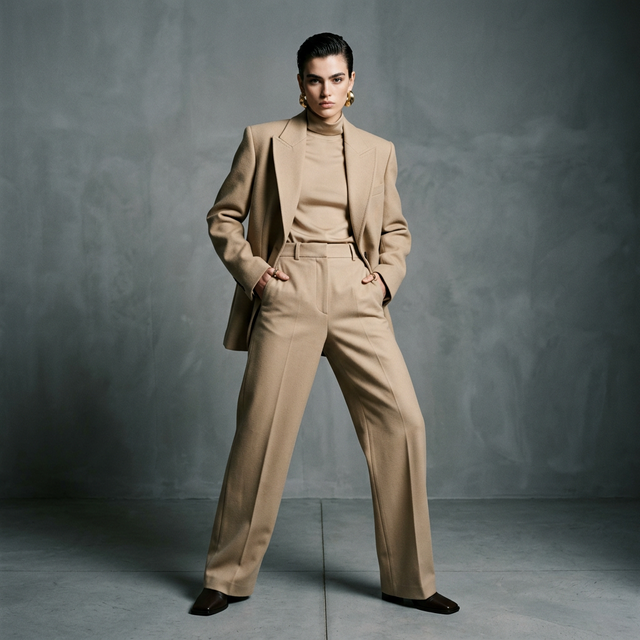 High-end model photoshoot