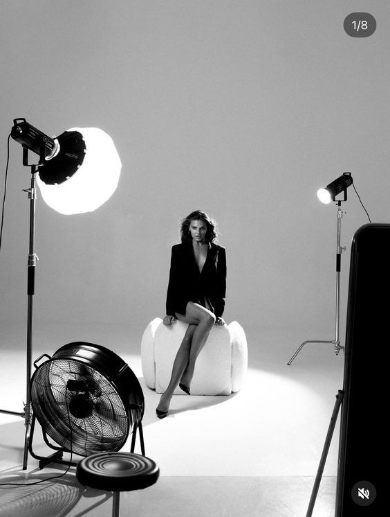 Professional video production setup